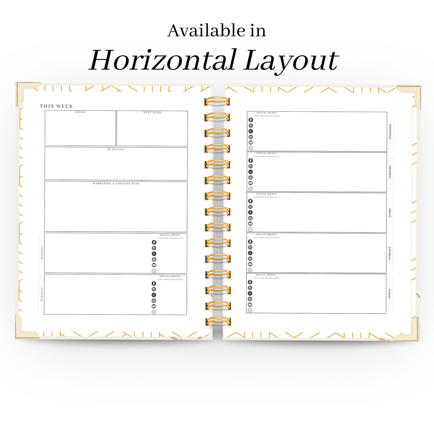 *Pre-Order* Watch | Undated Business Planner – Weekly Layouts, Budget & Content Planning