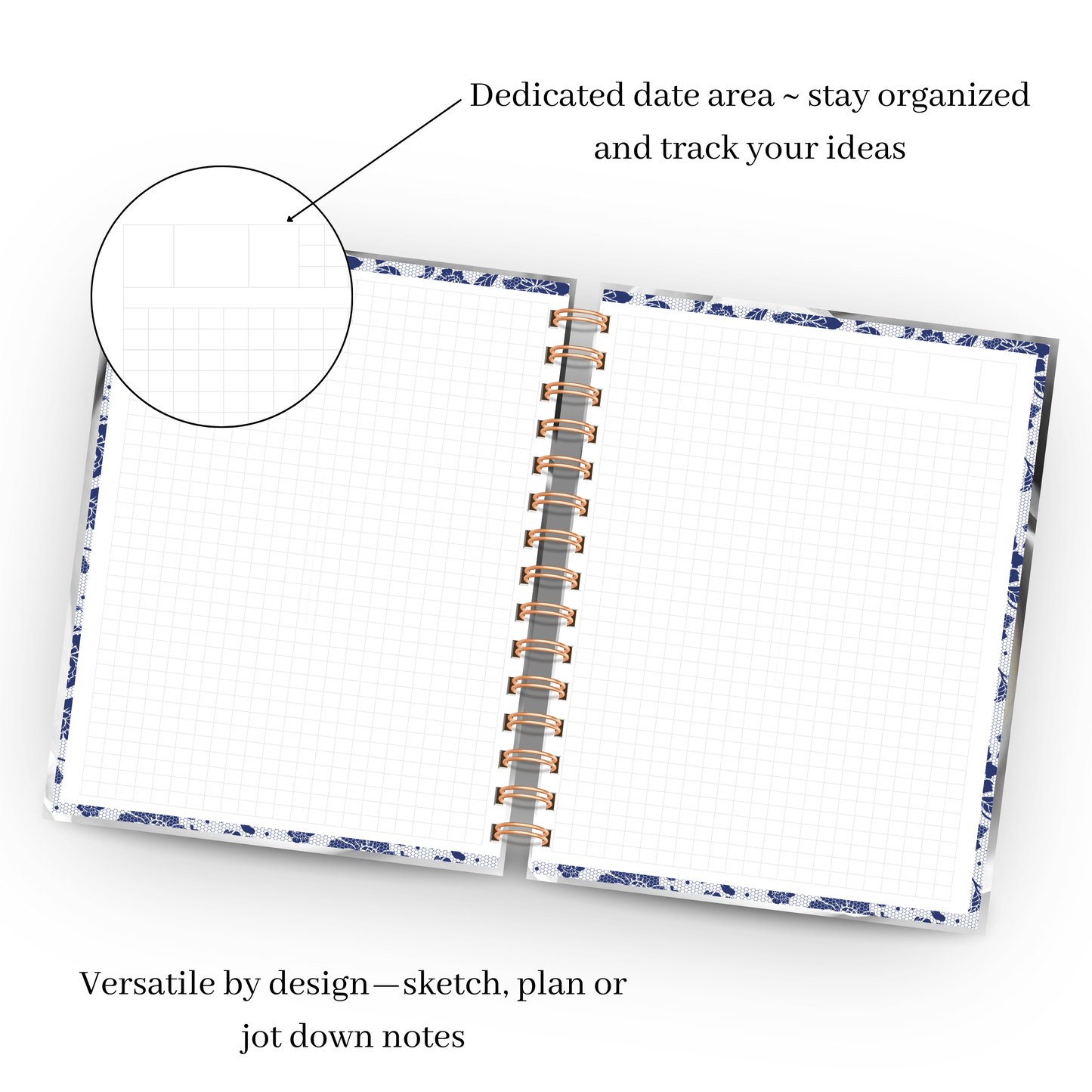 ROSE Lined & Grid Notebooks | Journaling, Writing & Bullet Journal