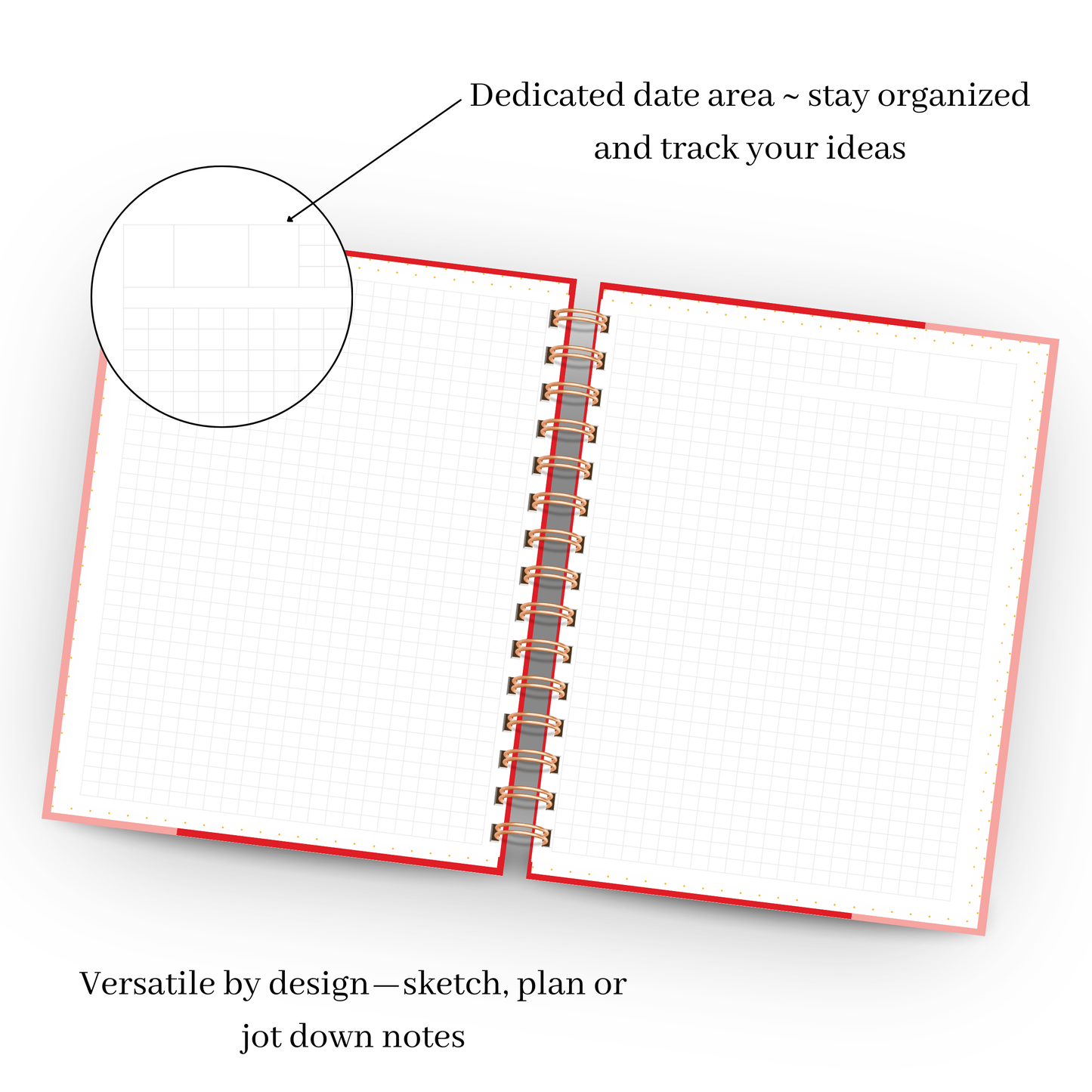 Unhinged & Unapologetic | Lined & Grid Notebooks | Journaling, Writing & Bullet Journal