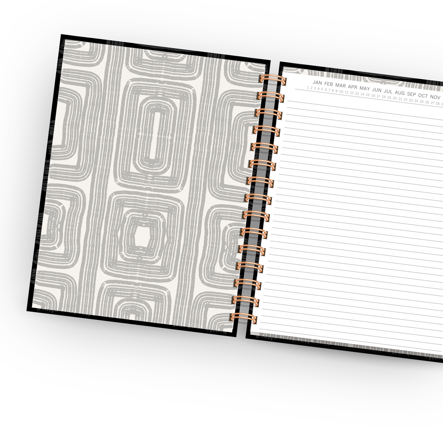 ABSTRACT | Lined & Grid Notebooks | Journaling, Writing & Bullet Journal