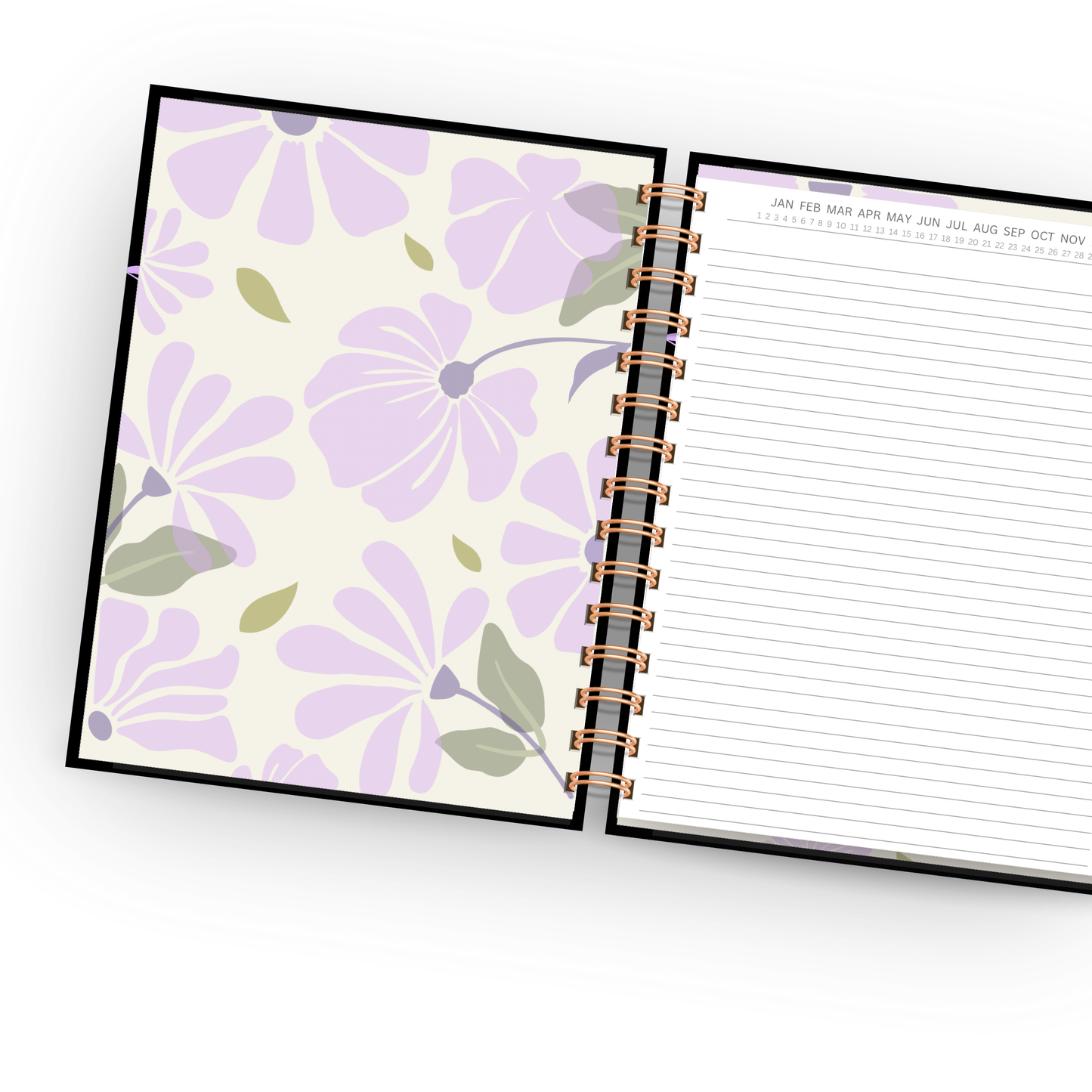 FLOWER | Lined & Grid Notebooks | Journaling, Writing & Bullet Journal