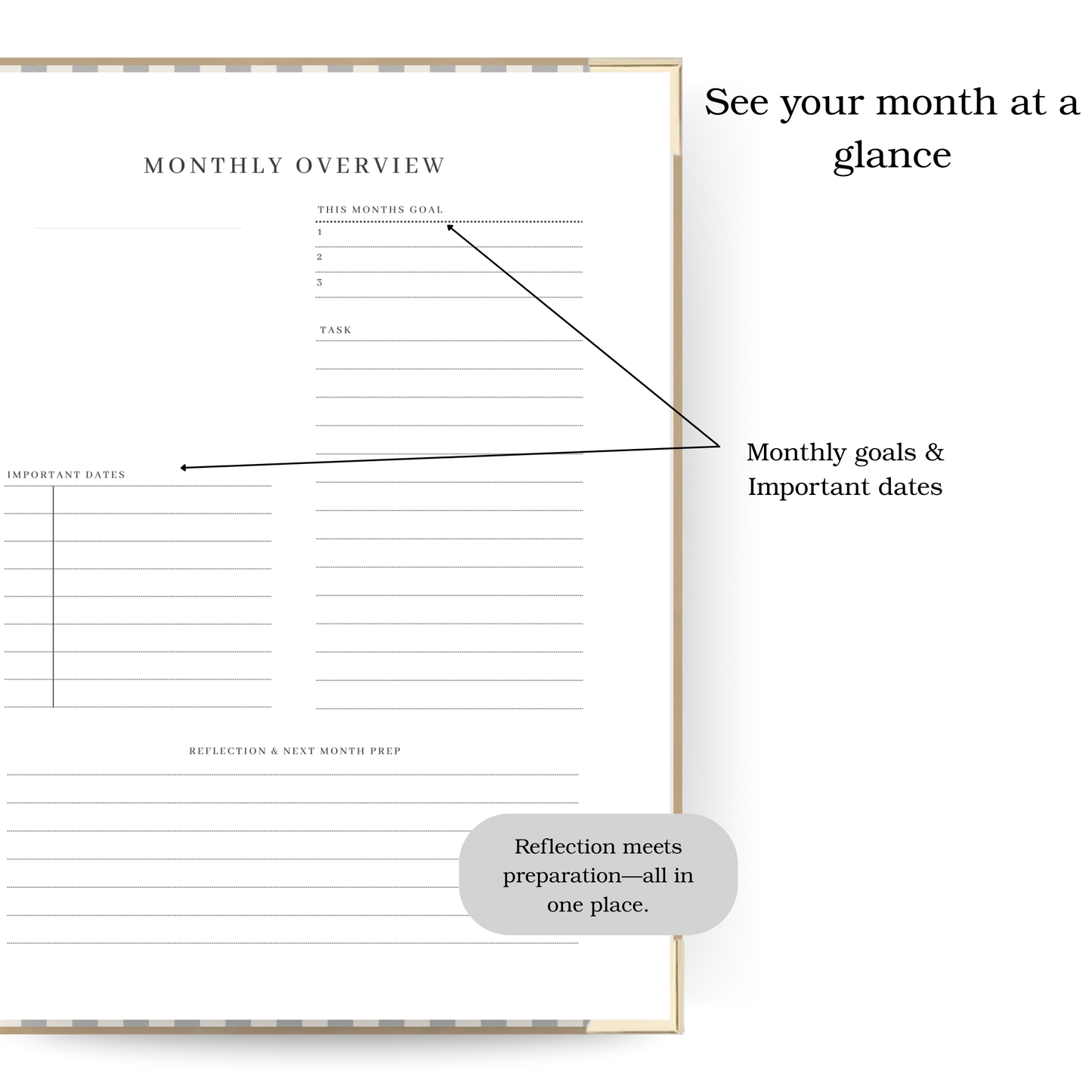 *Pre-Order* Dust | Undated Weekly Planner – Horizontal & Vertical Layouts