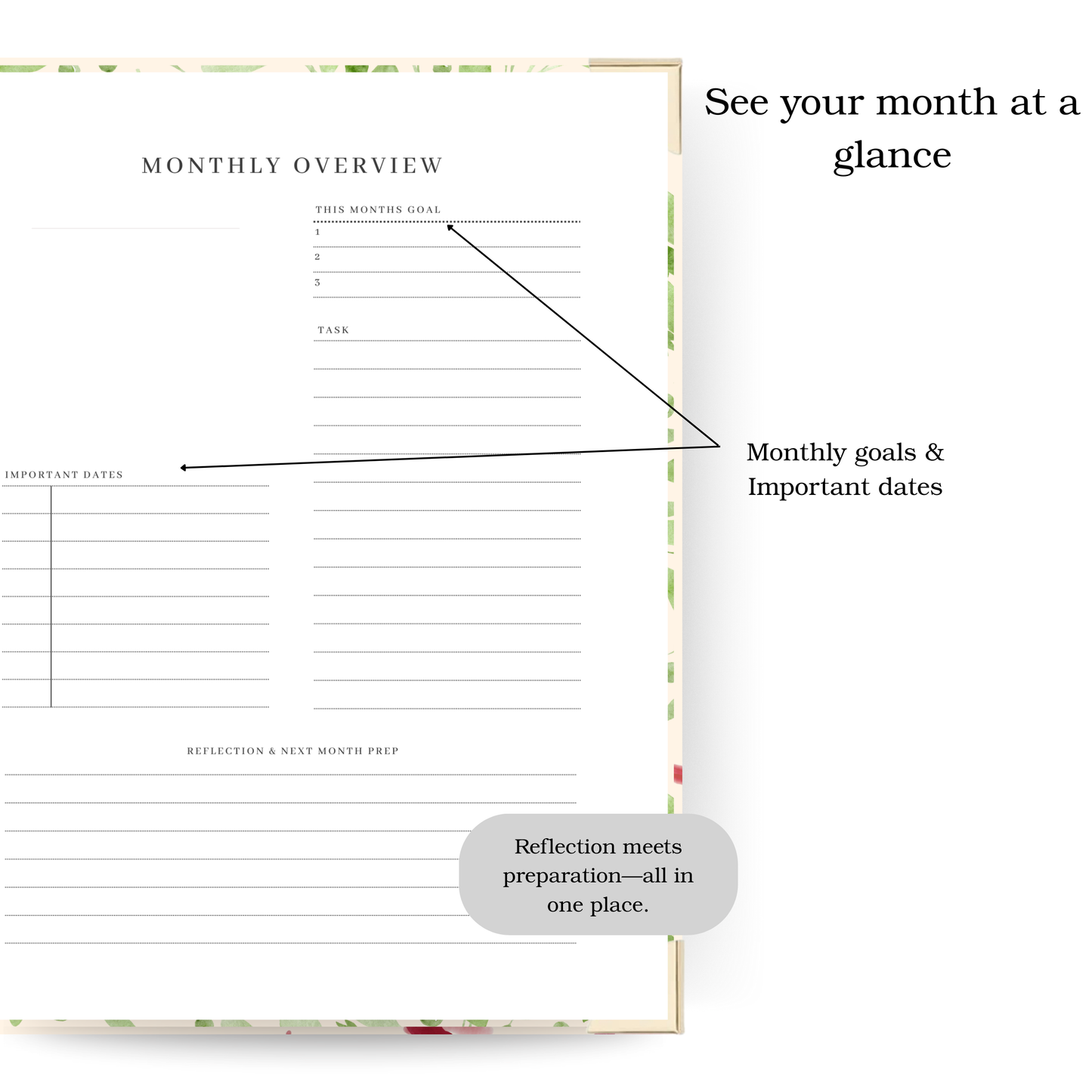 *Pre-Order* Stained | Undated Weekly Planner – Horizontal & Vertical Layouts