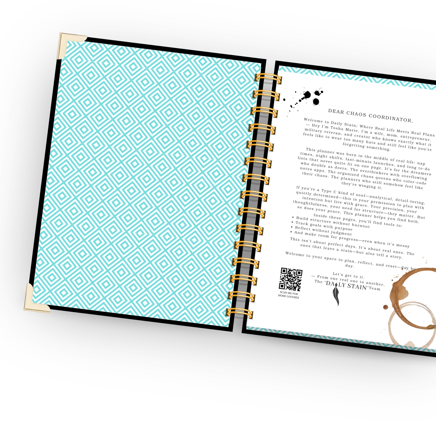 *Pre-Order* Ink | Undated Weekly Planner – Horizontal & Vertical Layouts