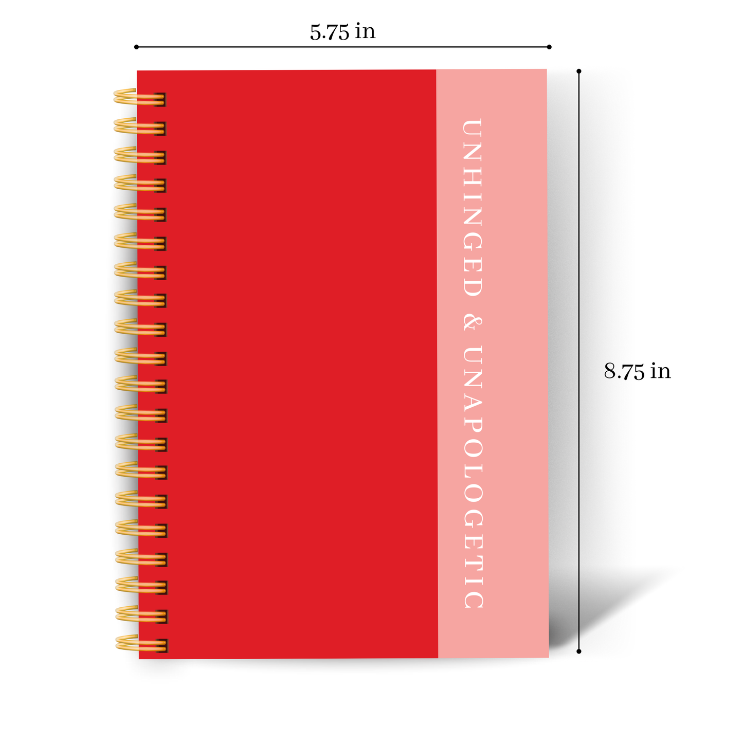 Unhinged & Unapologetic | Lined & Grid Notebooks | Journaling, Writing & Bullet Journal