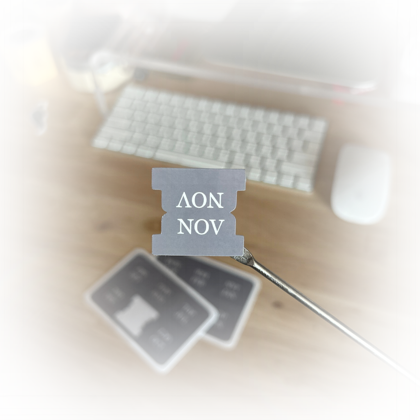 Gray Monthly Tab Stickers | Planner Organization Made Easy