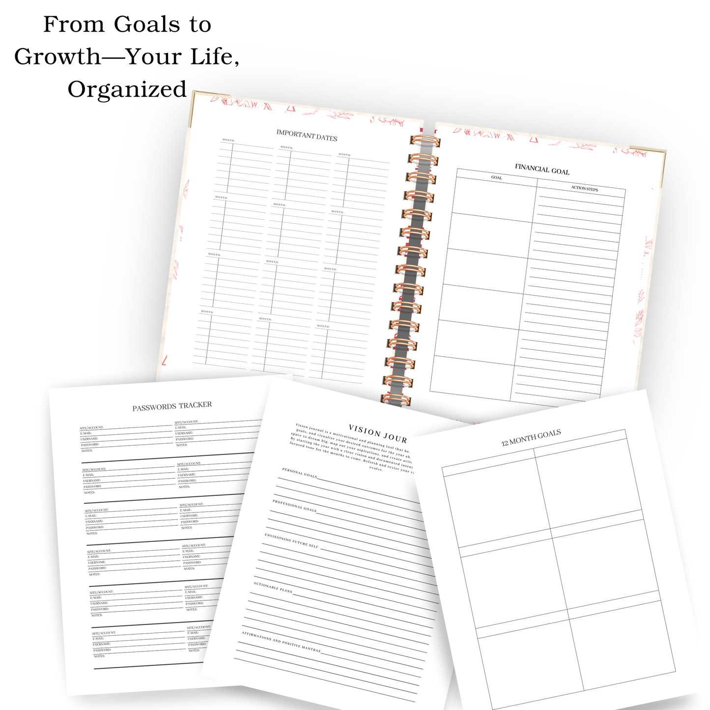 Unshaken | Undated Weekly Planner