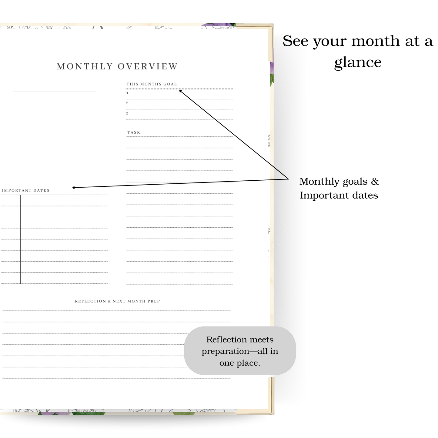 Bottled Legacy | Undated Weekly Planner