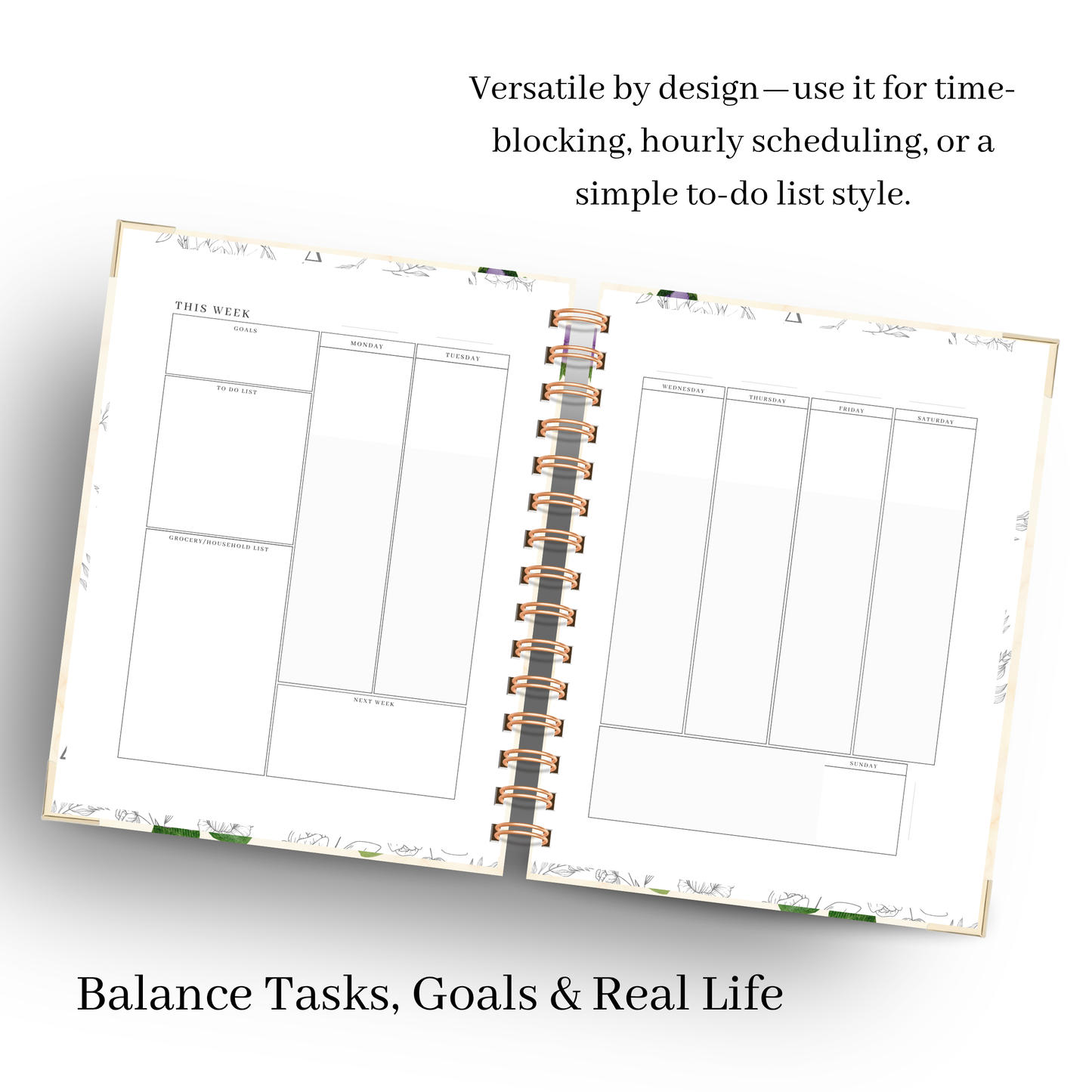 Bottled Legacy | Undated Weekly Planner