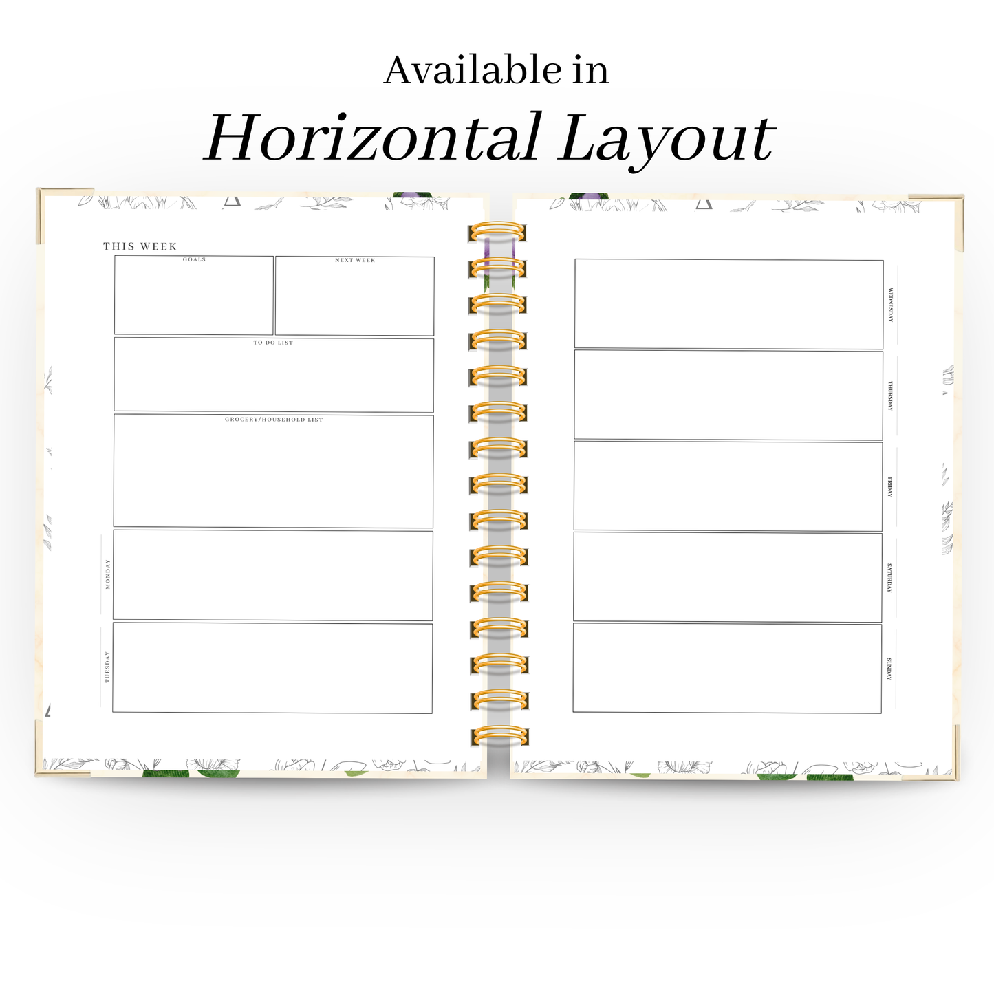 Bottled Legacy | Undated Weekly Planner