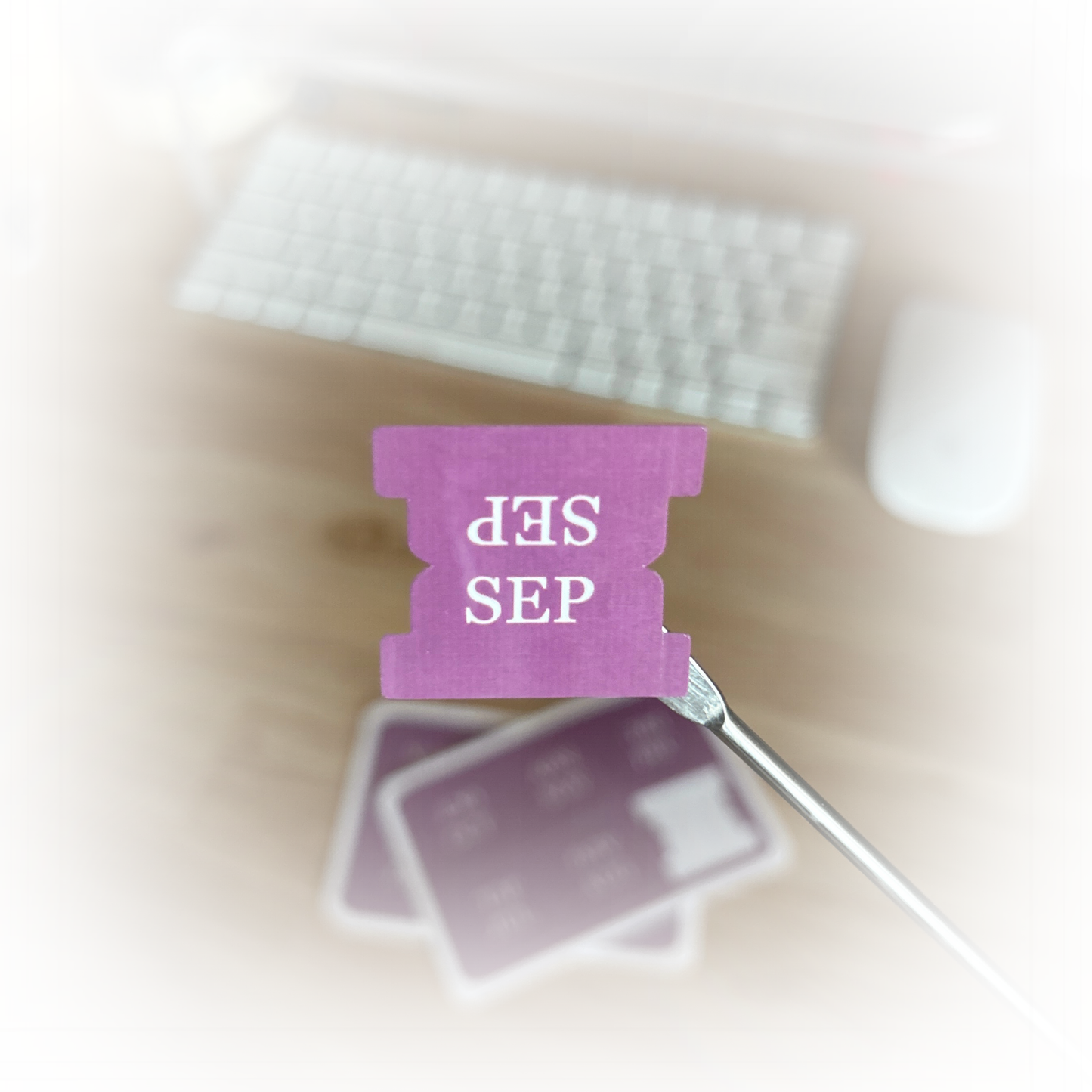 Purple Monthly Tab Stickers | Planner Organization Made Easy