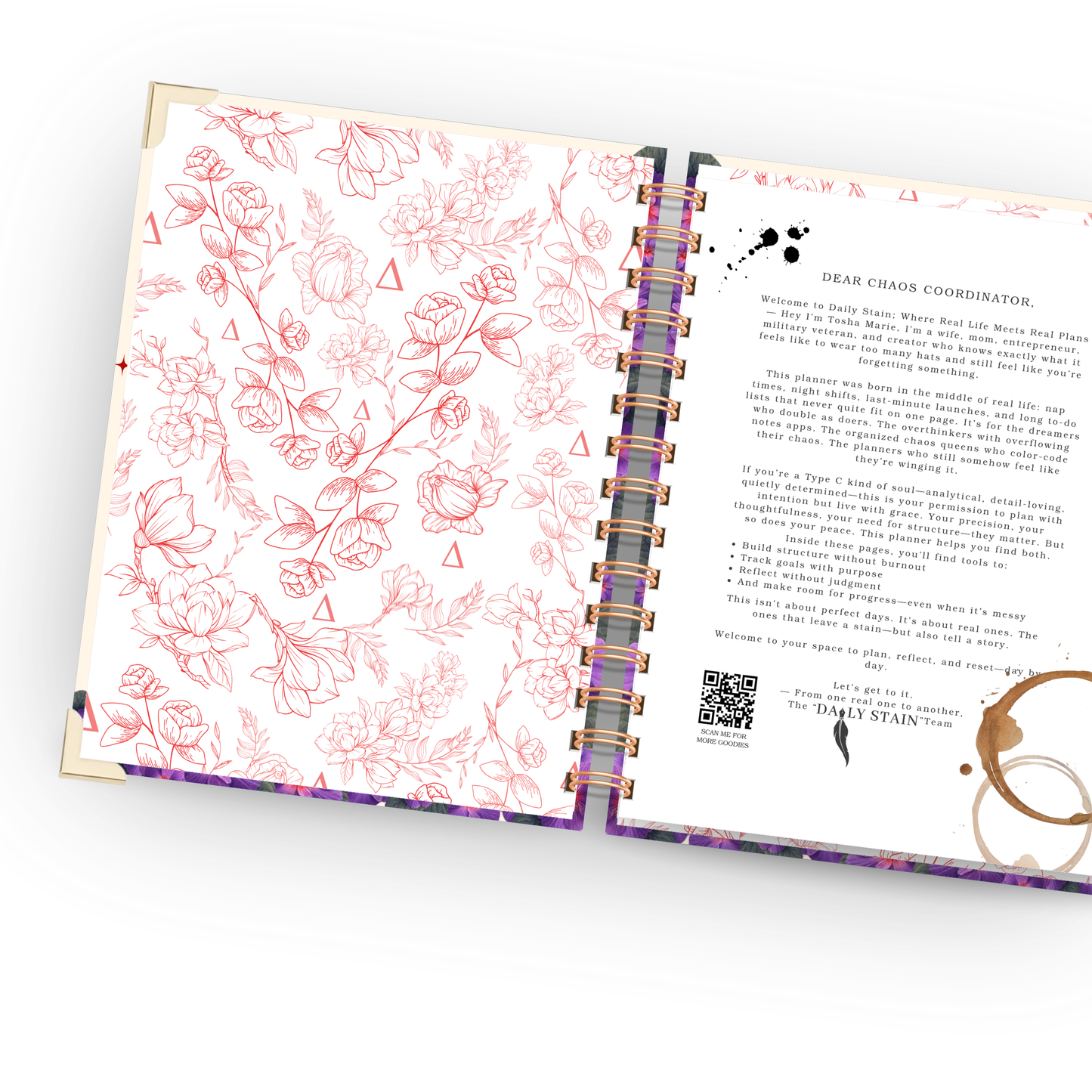 Balanced Force | Undated Weekly Planner