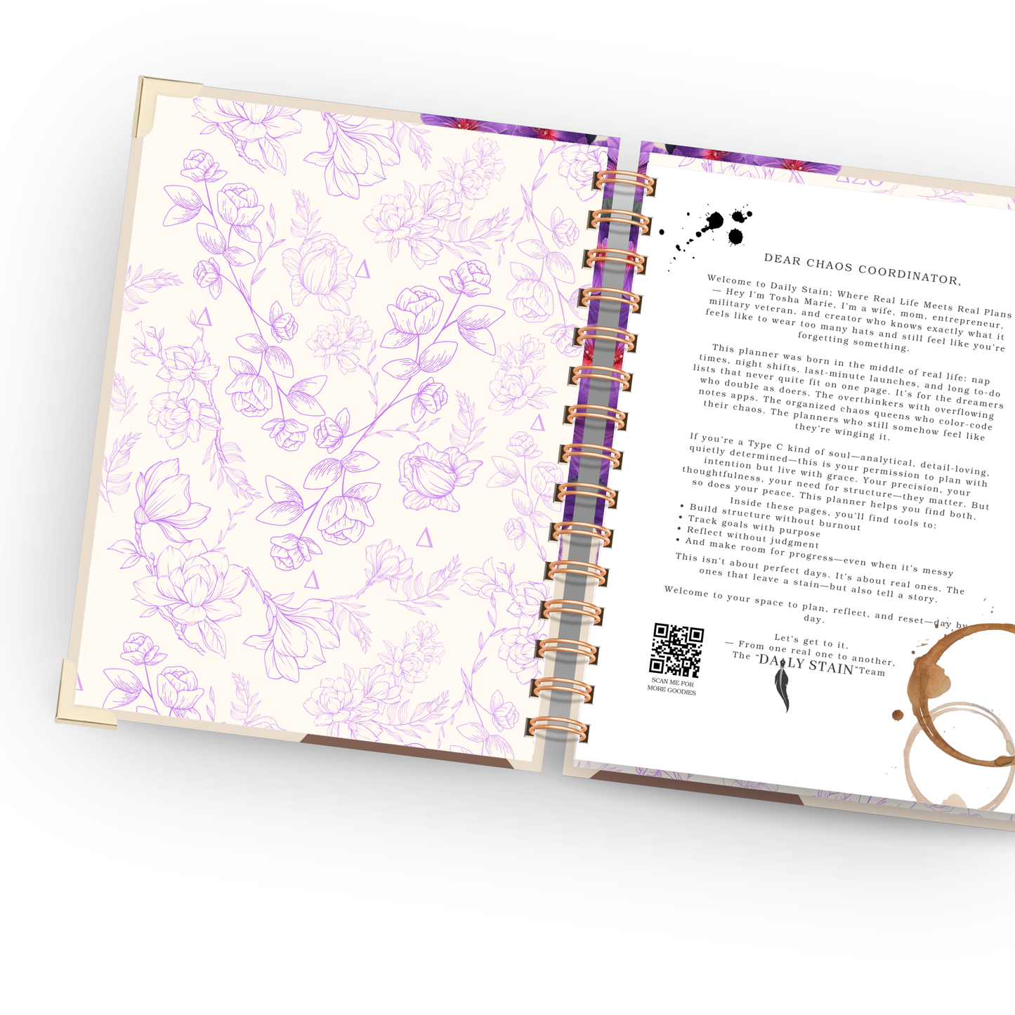 Violet Crown | Undated Weekly Planner