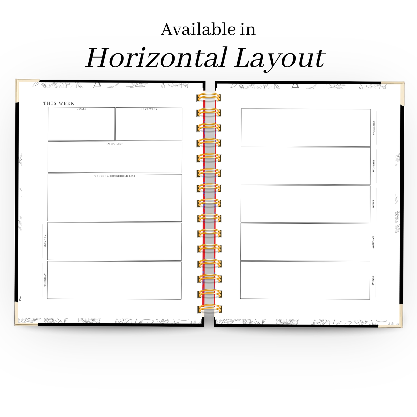 Rooted & Refined | Undated Weekly Planner