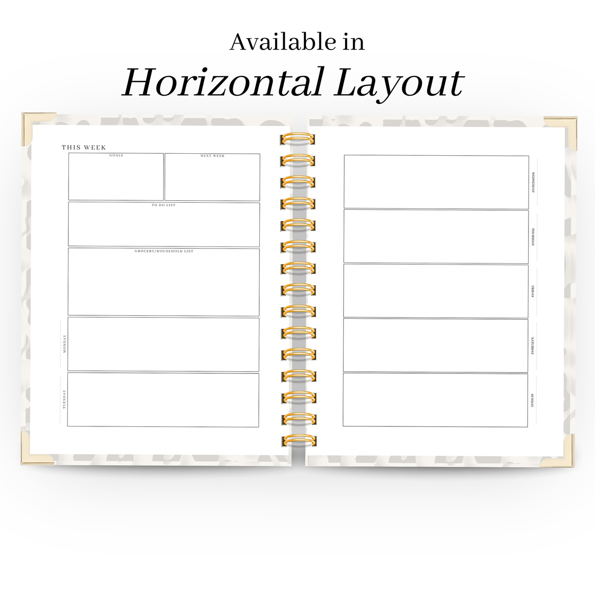 Fierce | Undated Weekly Planner – Horizontal & Vertical Layouts (Copy)