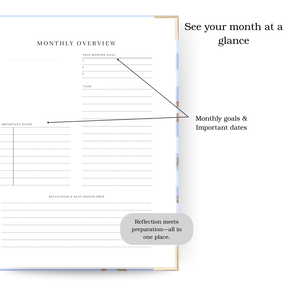 Brew | Undated Weekly Planner – Horizontal & Vertical Layouts