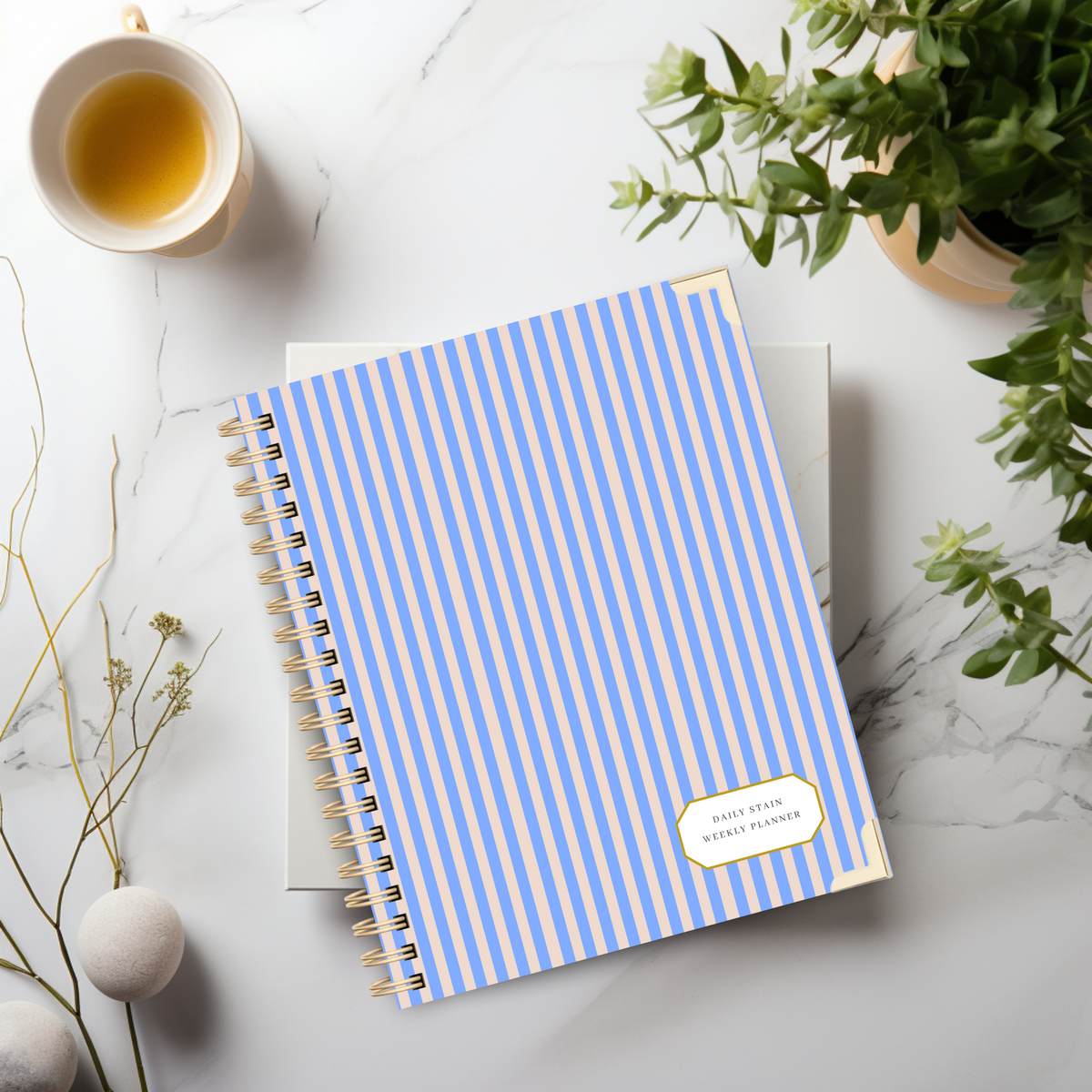 Coastal | Undated Weekly Planner – Horizontal & Vertical Layouts
