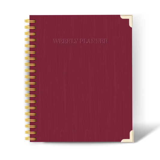 Merlot | Undated Weekly Planner – Horizontal & Vertical Layouts