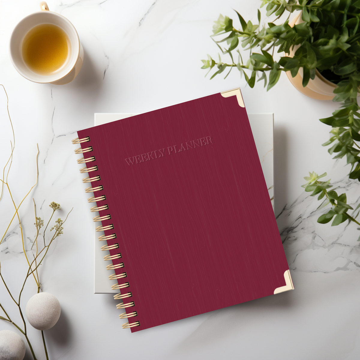 Merlot | Undated Weekly Planner – Horizontal & Vertical Layouts
