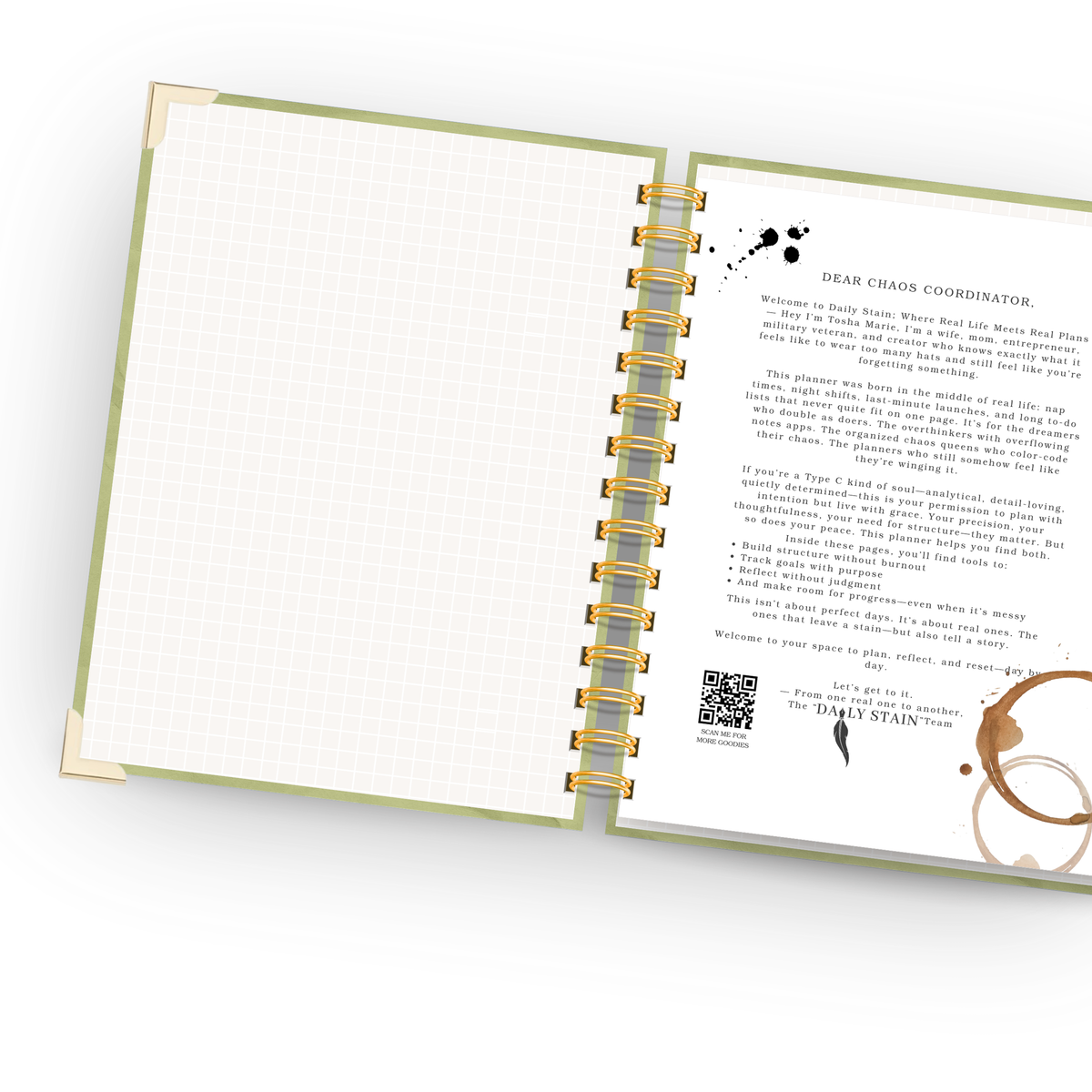 Zest | Undated Weekly Planner – Horizontal & Vertical Layouts