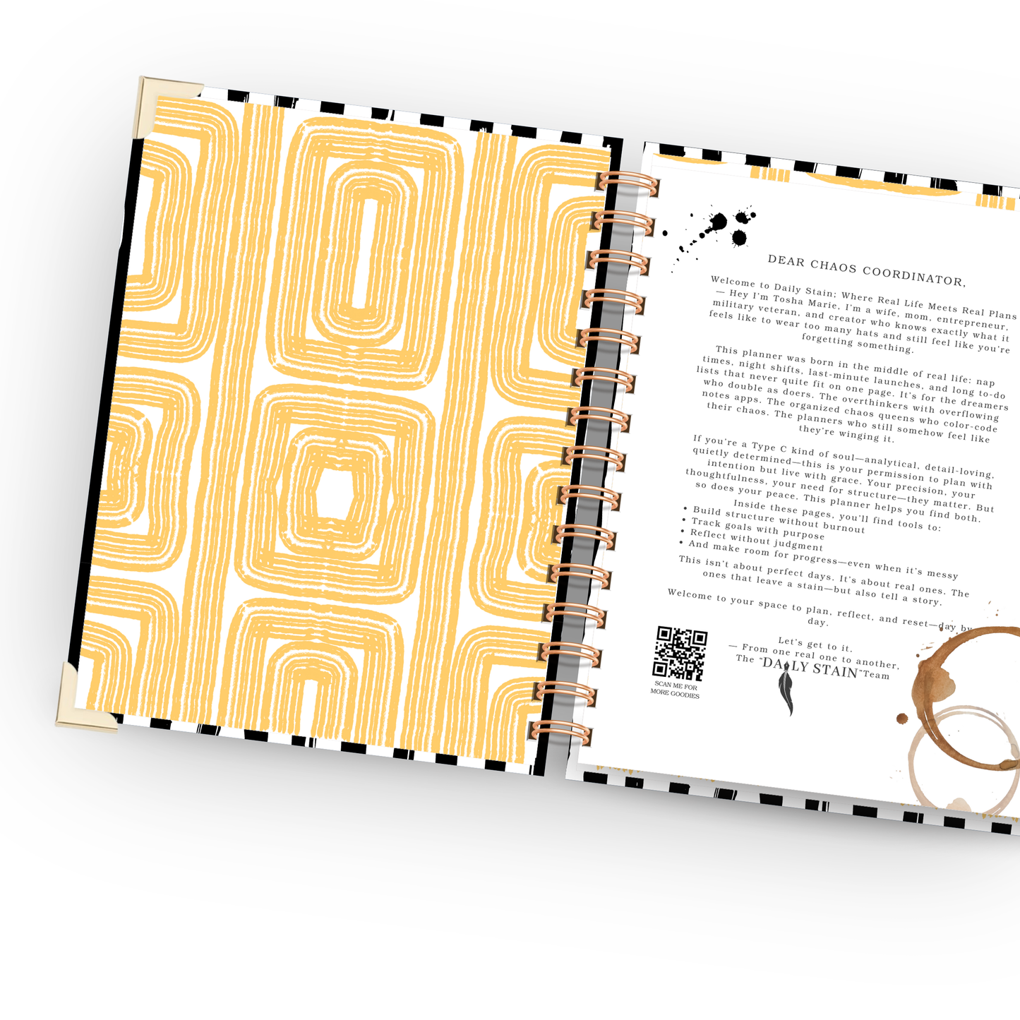 *Pre-Order* Mono | Undated Weekly Planner – Horizontal & Vertical Layouts