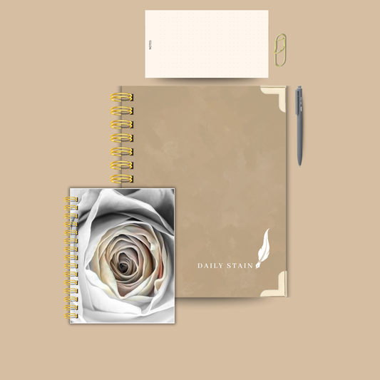 Dust | Planner Bundle Set – Undated Planner, Notebook, Notepad, Pen & Tabs